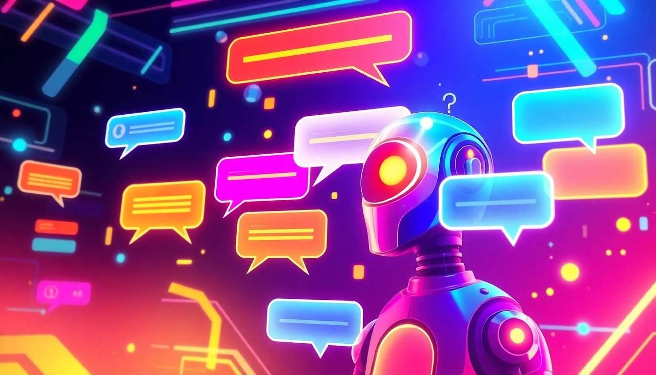 Engaging Spicy AI Chat scene showcasing fiery conversation bubbles and vibrant visuals for realistic interactions.