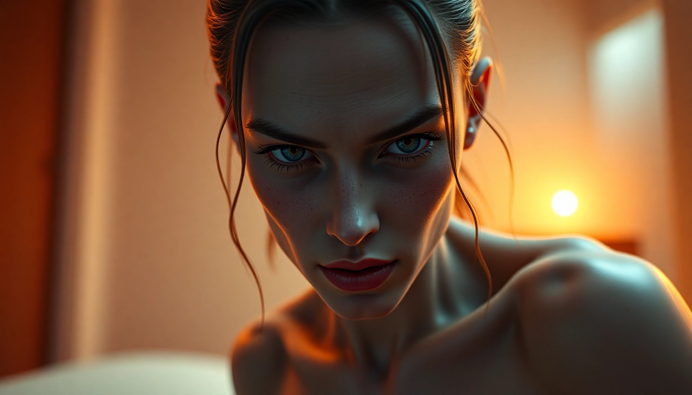 Illustration of a realistic NSFW AI generator producing detailed adult images with high fidelity and emotional depth for user engagement.