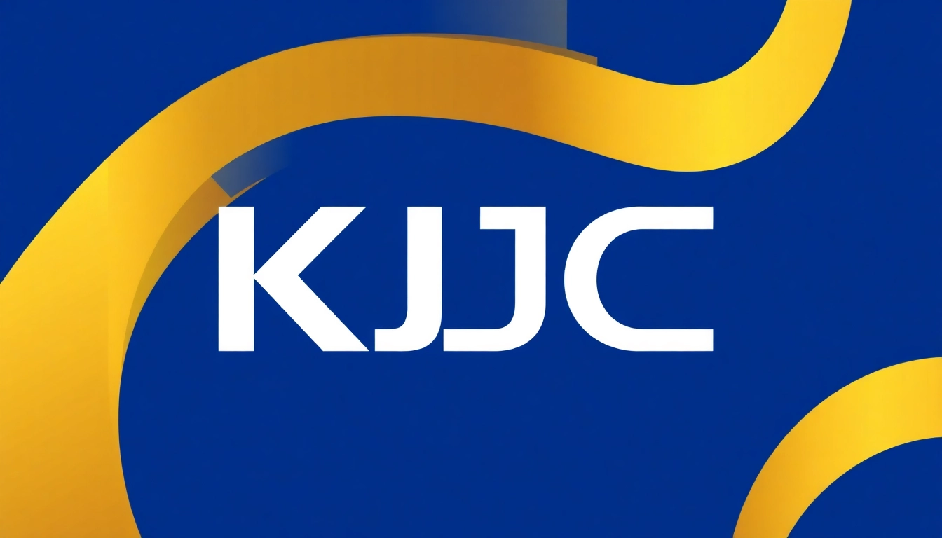 KJC branding logo showcasing professionalism and innovation for online entertainment platforms
