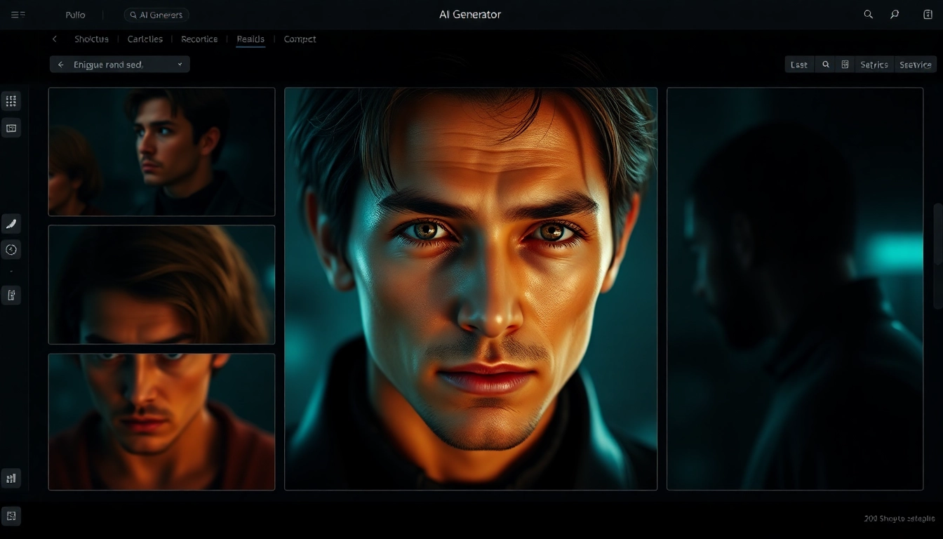Dynamic NSFW AI Generator interface crafting hyperrealistic, emotion-driven visuals.