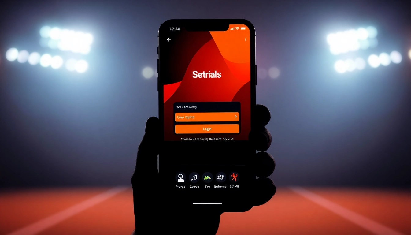 Fairplay login screen on mobile device with vibrant orange and black theme, featuring betting options and user interface elements.