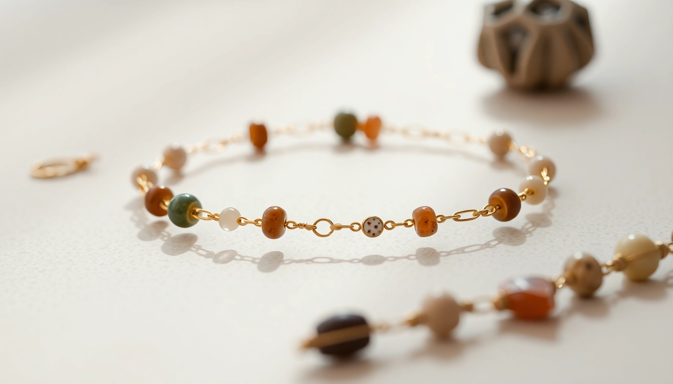 Beautiful bransoletka znak zodiaku with natural stones and detailed zodiac symbols on a