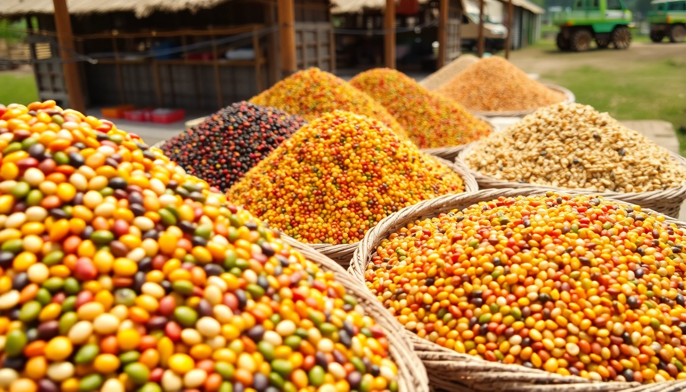 High-quality Niger Seeds being packed in bulk by a professional manufacturer for export and